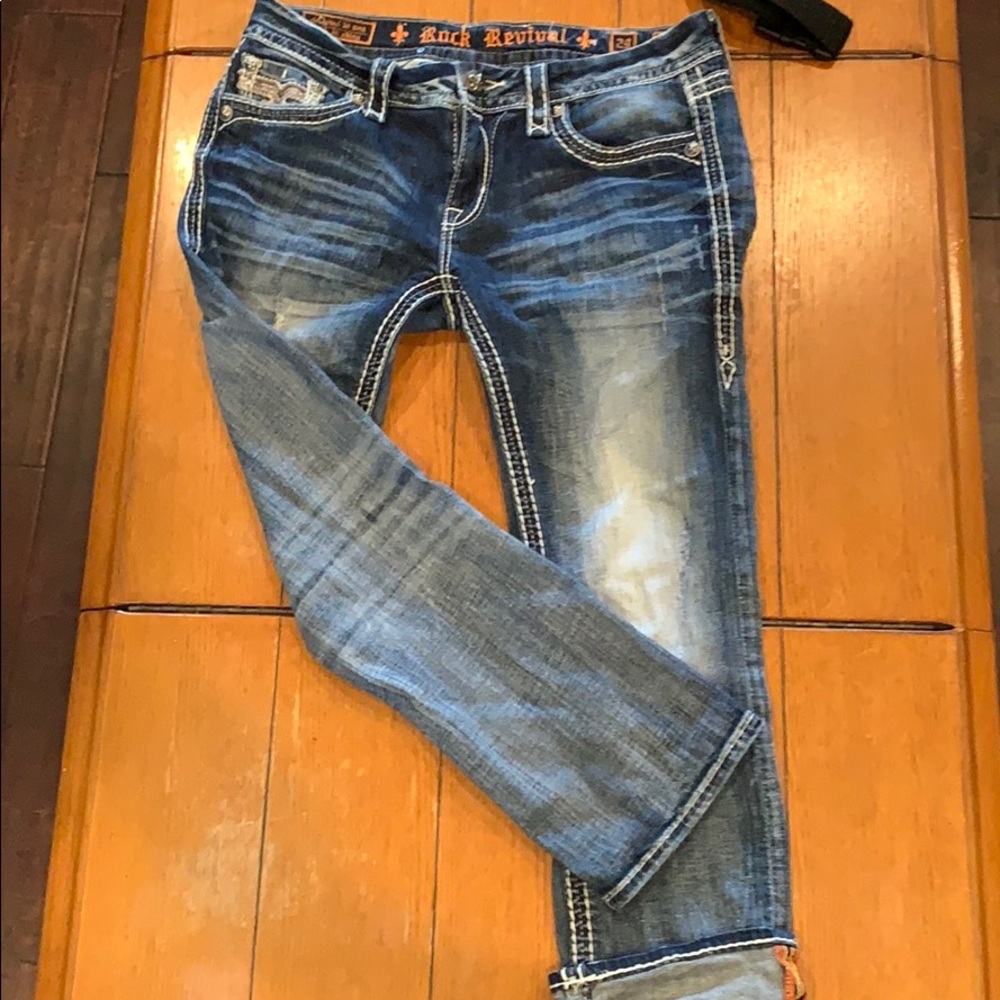 Rock Revival Capri Jeans